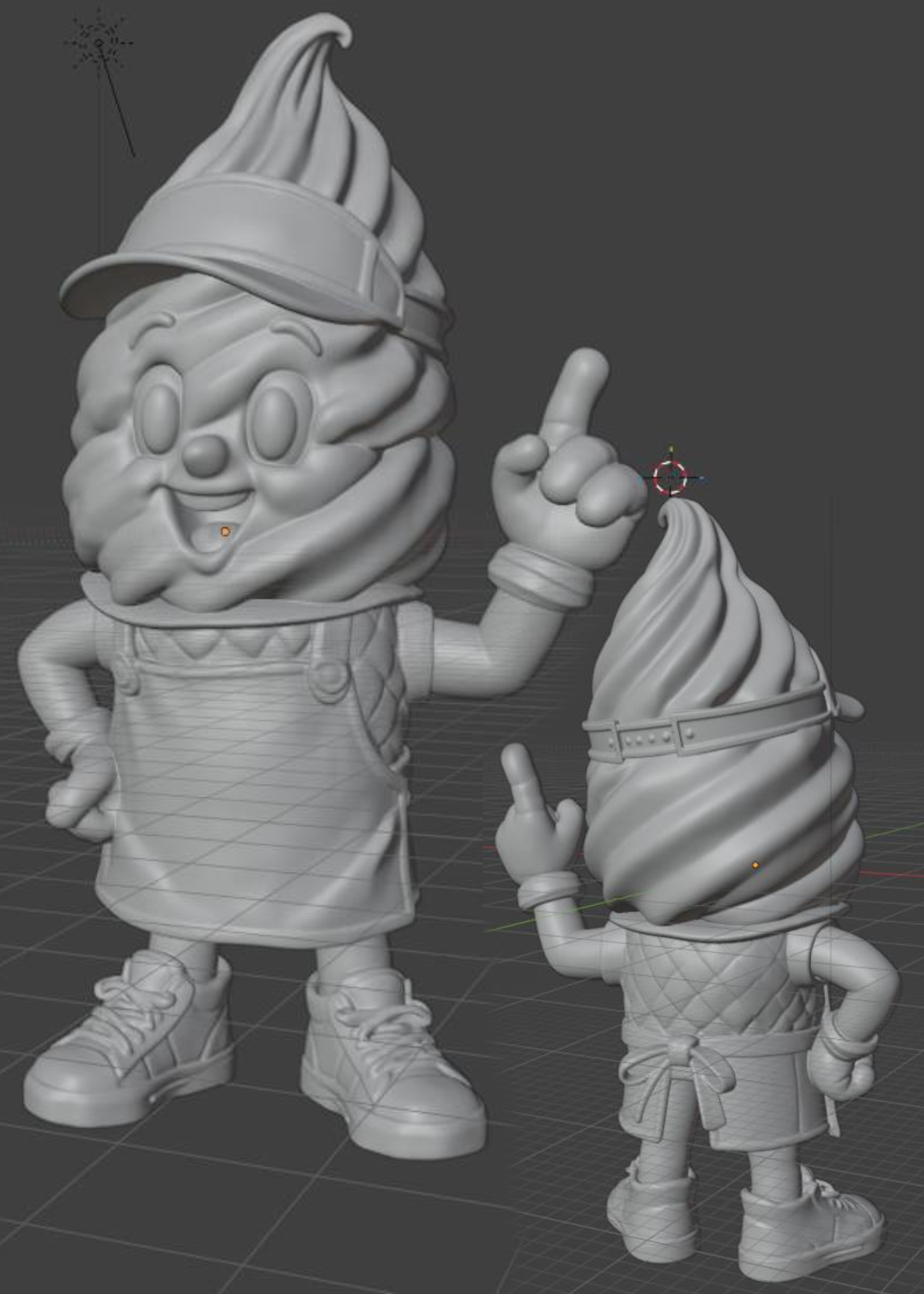 Wydruk figurki w częściach do sklejenia
